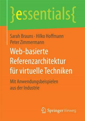 Book cover of Web-basierte Referenzarchitektur für virtuelle Techniken
