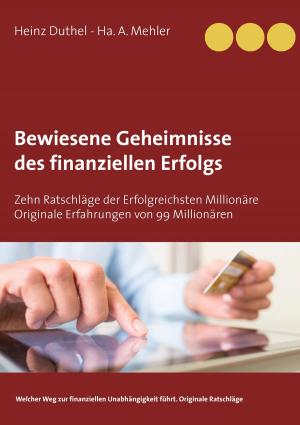 Cover of the book Bewiesene Geheimnisse des finanziellen Erfolgs by Tobias Mann