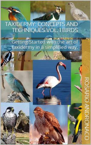 Cover of Taxidermy: concepts and techniques vol. 1 BIRDS - Getting Started with the art of taxidermy in a simplified way.