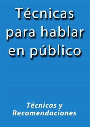 Cover of Técnicas para hablar en público