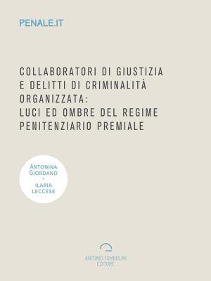 Cover of the book Collaboratori di giustizia e delitti di criminalità organizzata: luci ed ombre del regime penitenziario premiale by Alberto Forni