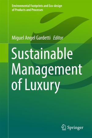 Cover of the book Sustainable Management of Luxury by Giles Johnston