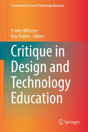Cover of the book Critique in Design and Technology Education by Shanmugasundaram Ganapathy-Kanniappan