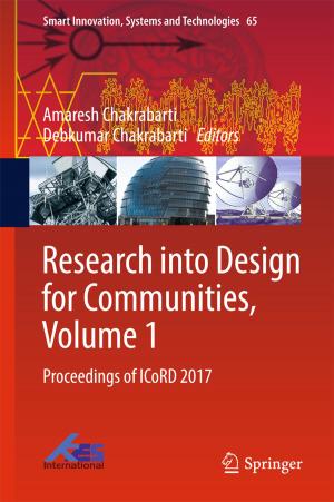 Cover of the book Research into Design for Communities, Volume 1 by Sandeep Kumar, Niyati Baliyan