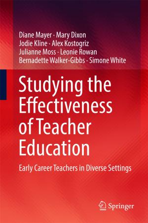Cover of the book Studying the Effectiveness of Teacher Education by 