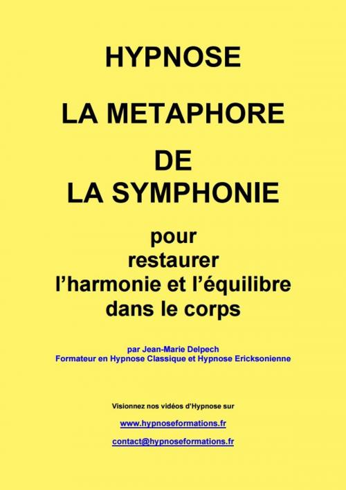 Cover of the book La métaphore de la Symphonie by Jean-Marie Delpech, Jean-Marie Delpech