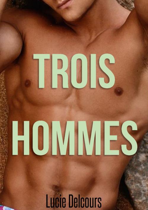 Cover of the book Trois hommes by Lucie Delcours, LD Edition