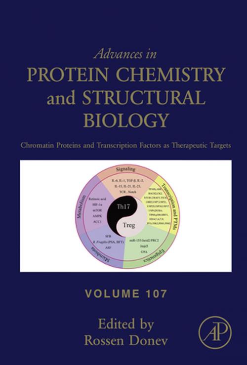 Cover of the book Chromatin Proteins and Transcription Factors as Therapeutic Targets by Rossen Donev, Elsevier Science