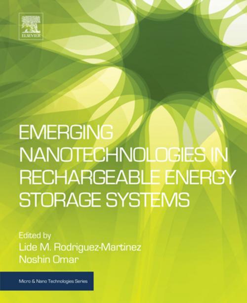 Cover of the book Emerging Nanotechnologies in Rechargeable Energy Storage Systems by , Elsevier Science