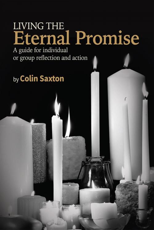 Cover of the book Living the Eternal Promise by Colin Saxton, Friends United Press