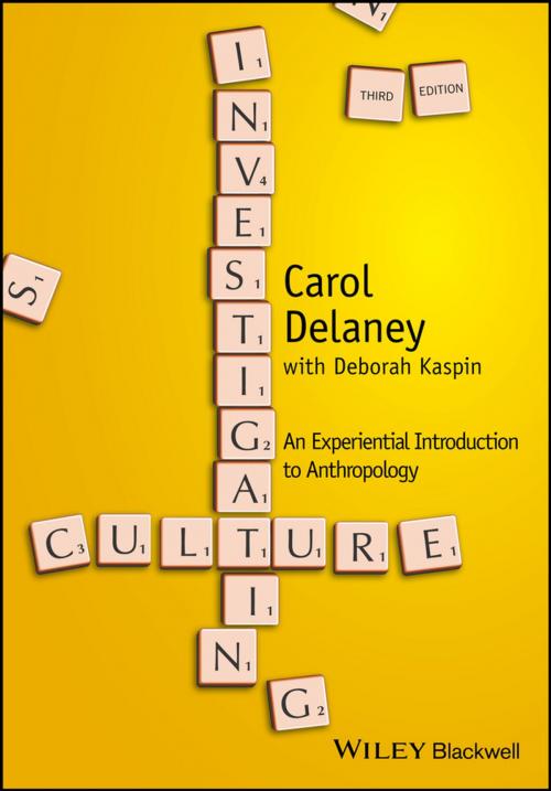 Cover of the book Investigating Culture by Carol Delaney, Wiley