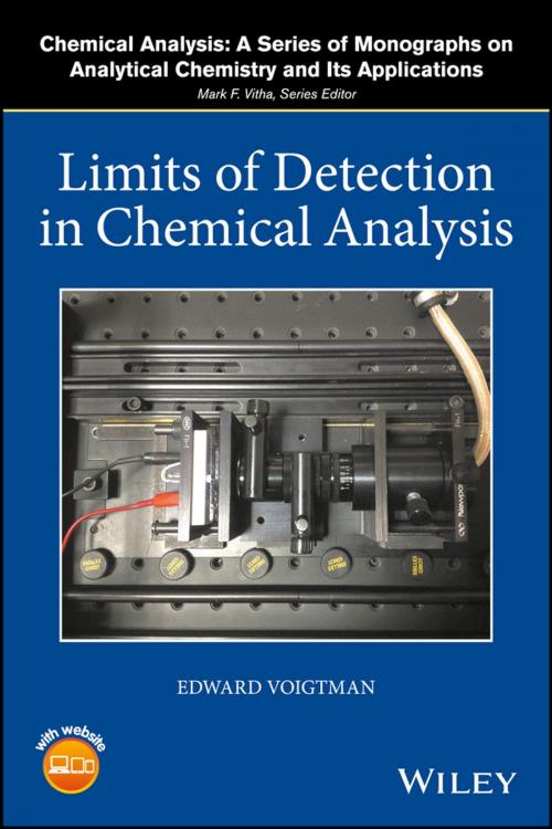 Cover of the book Limits of Detection in Chemical Analysis by Edward Voigtman, Wiley