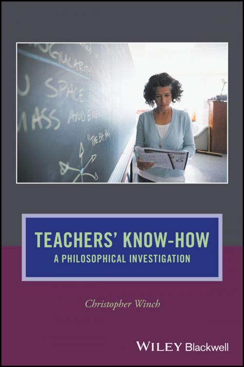 Cover of the book Teachers' Know-How by Christopher Winch, Wiley