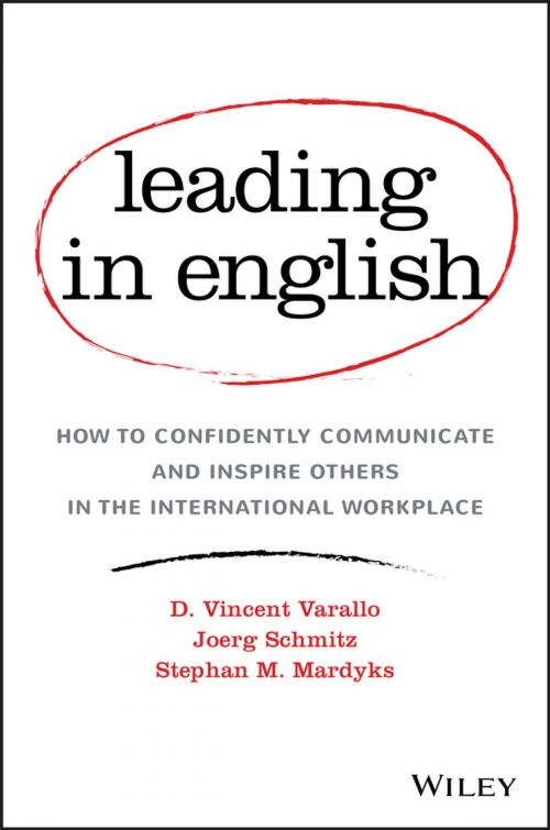 Cover of the book Leading in English by Stephan M. Mardyks, Joerg Schmitz, D. Vincent Varallo, Wiley