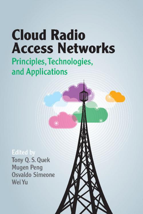Cover of the book Cloud Radio Access Networks by , Cambridge University Press