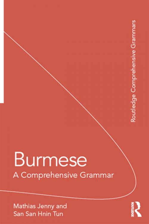 Cover of the book Burmese by Mathias Jenny, San San Hnin Tun, Taylor and Francis