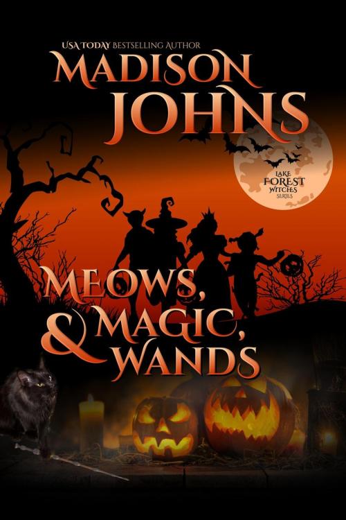 Cover of the book Meows, Magic, & Wands by Madison Johns, Outrageous Books