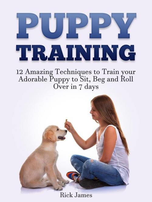 Cover of the book Puppy Training: 12 Amazing Techniques to Train your Adorable Puppy to Sit, Beg and Roll Over in 7 days (Housebreaking, Puppy Tricks) by Rick James, Amazing Publisher