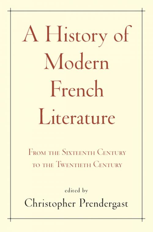 Cover of the book A History of Modern French Literature by , Princeton University Press