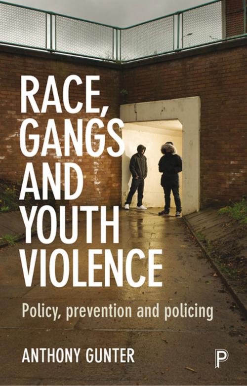 Cover of the book Race, gangs and youth violence by Gunter, Anthony, Policy Press