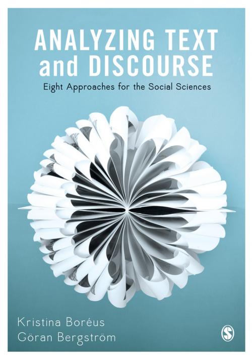 Cover of the book Analyzing Text and Discourse by Kristina Boréus, Göran Bergström, SAGE Publications