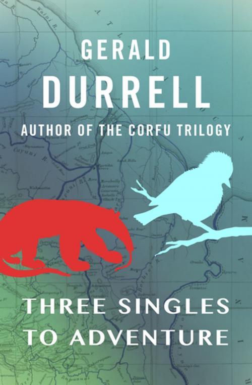 Cover of the book Three Singles to Adventure by Gerald Durrell, Open Road Media