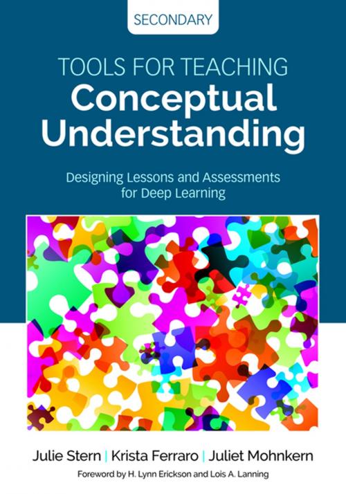 Cover of the book Tools for Teaching Conceptual Understanding, Secondary by Julie Stern, Krista Ferraro, Juliet Mohnkern, SAGE Publications
