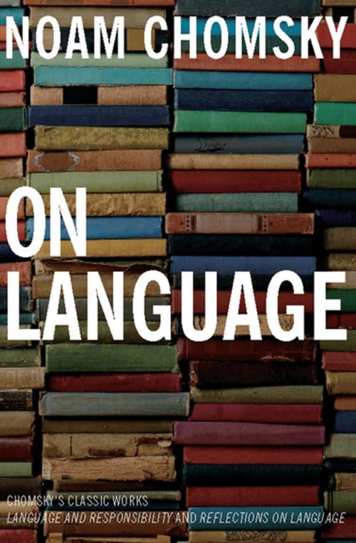 Cover of the book On Language by Noam Chomsky, The New Press