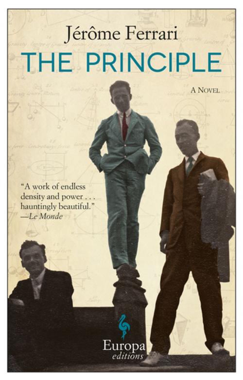 Cover of the book The Principle by Jerome Ferrari, Europa Editions