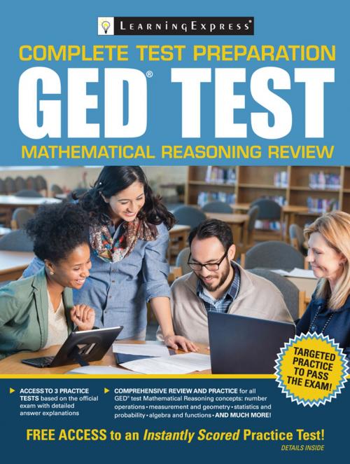 Cover of the book GED Test Mathematical Reasoning Review by LearningExpress, LearningExpress, LLC