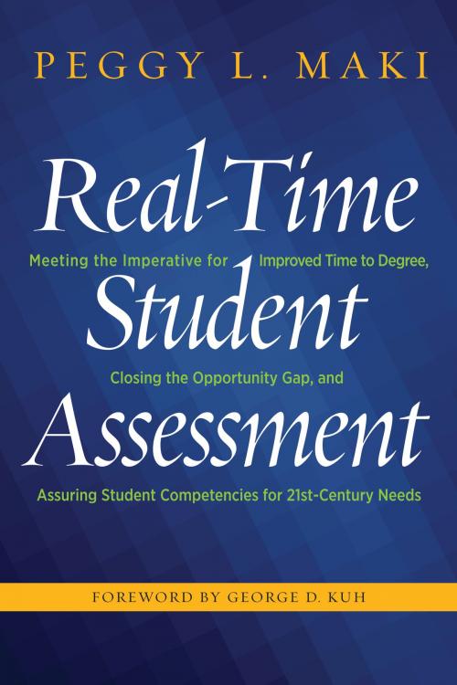 Cover of the book Real-Time Student Assessment by Peggy L. Maki, Stylus Publishing
