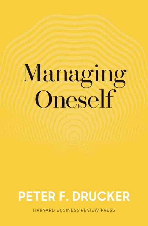 Cover of the book Managing Oneself by Peter F. Drucker, Harvard Business Review Press