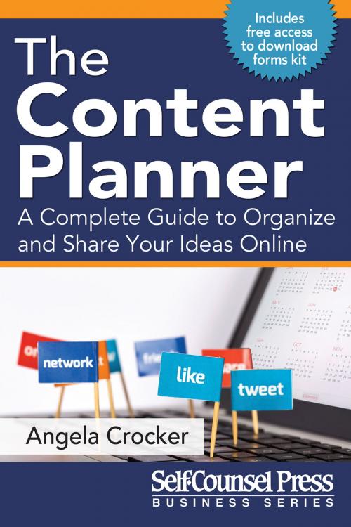 Cover of the book The Content Planner by Angela Crocker, Self-Counsel Press