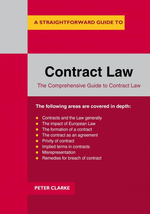 Cover of the book Contract Law by Peter Clarke, Straightforward Publishing