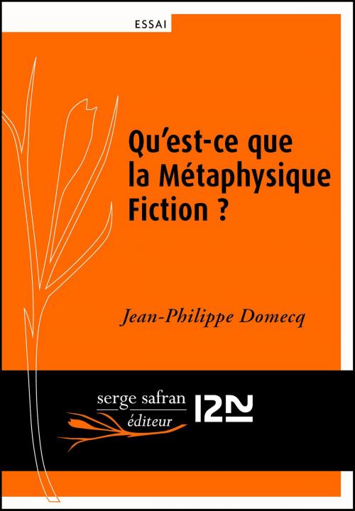 Cover of the book Qu'est-ce que la métaphysique fiction ? by Jean-Philippe DOMECQ, Univers poche