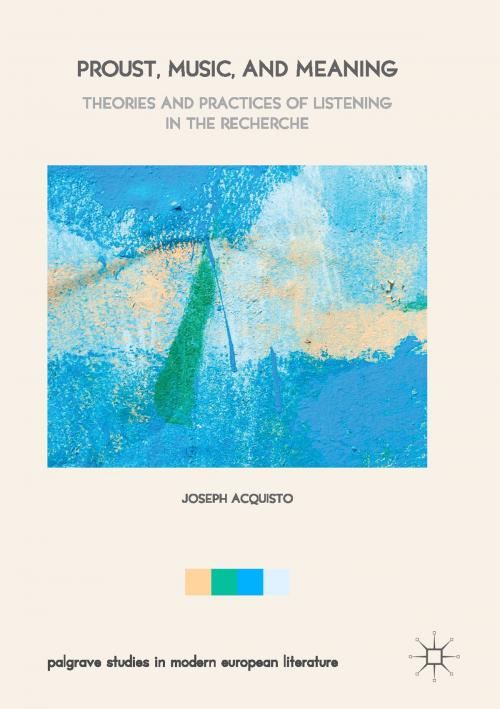 Cover of the book Proust, Music, and Meaning by Joseph Acquisto, Springer International Publishing