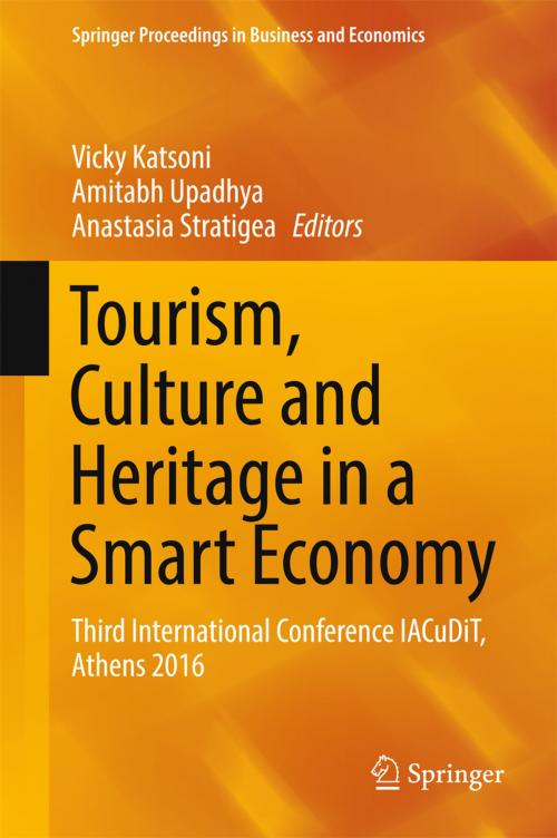 Cover of the book Tourism, Culture and Heritage in a Smart Economy by , Springer International Publishing