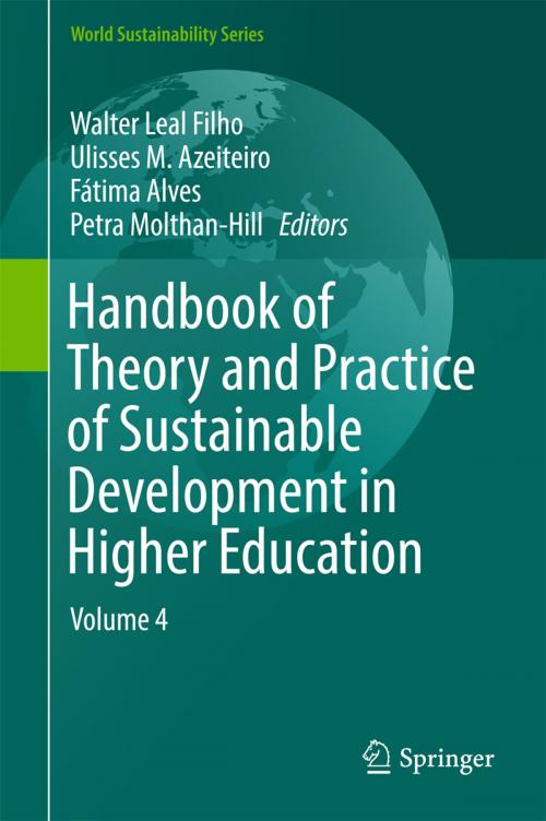 Cover of the book Handbook of Theory and Practice of Sustainable Development in Higher Education by , Springer International Publishing