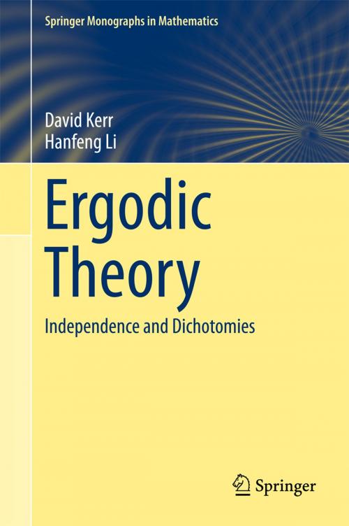 Cover of the book Ergodic Theory by David Kerr, Hanfeng Li, Springer International Publishing