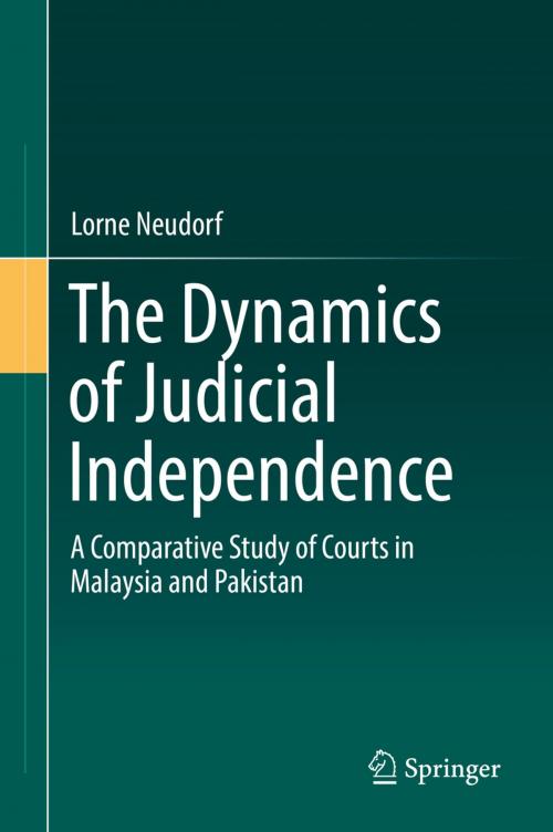 Cover of the book The Dynamics of Judicial Independence by Lorne Neudorf, Springer International Publishing