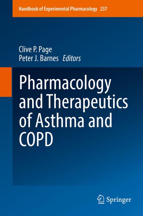 Cover of the book Pharmacology and Therapeutics of Asthma and COPD by , Springer International Publishing