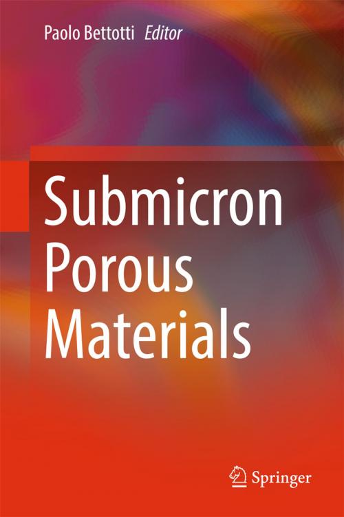 Cover of the book Submicron Porous Materials by , Springer International Publishing