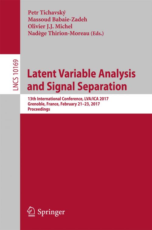 Cover of the book Latent Variable Analysis and Signal Separation by , Springer International Publishing