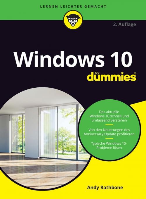 Cover of the book Windows 10 für Dummies by Andy Rathbone, Wiley
