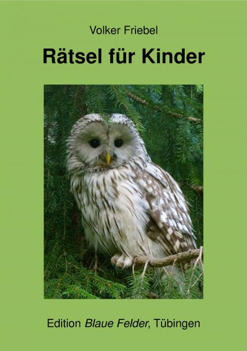 Cover of the book Rätsel für Kinder by Volker Friebel, Edition Blaue Felder