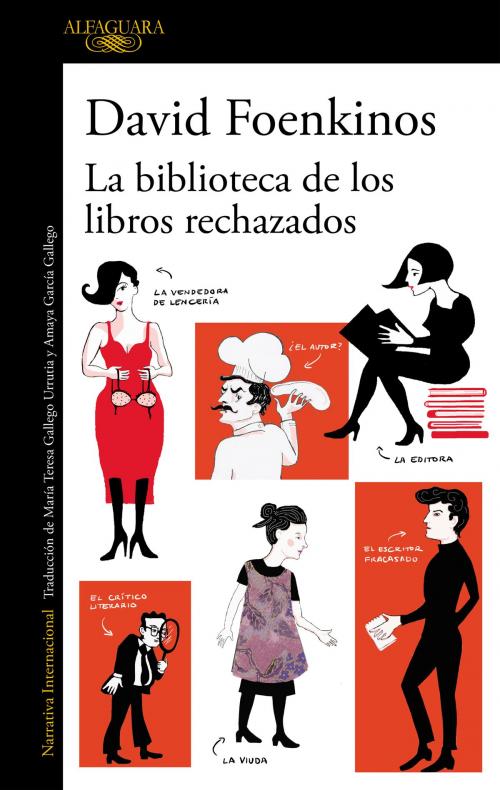 Cover of the book La biblioteca de los libros rechazados by David Foenkinos, Penguin Random House Grupo Editorial España