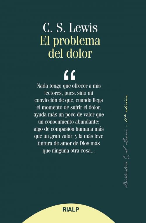 Cover of the book El problema del dolor by Clive Staples Lewis, Ediciones Rialp