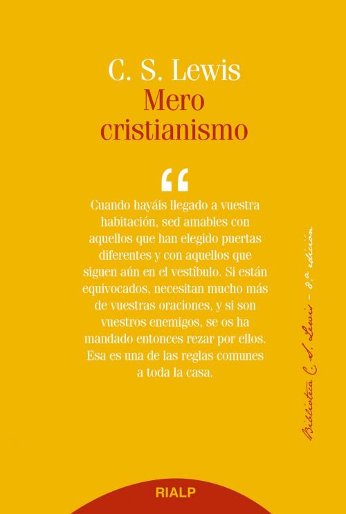 Cover of the book Mero cristianismo by Clive Staples Lewis, Ediciones Rialp
