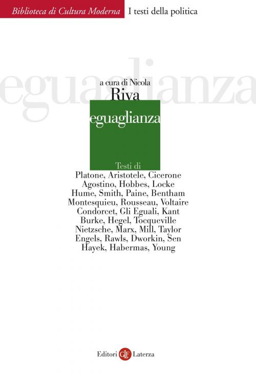 Cover of the book Eguaglianza by Nicola Riva, Editori Laterza