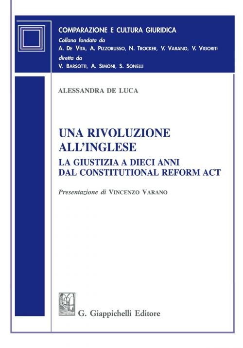 Cover of the book Una rivoluzione all'inglese by Alessandra De Luca, Giappichelli Editore